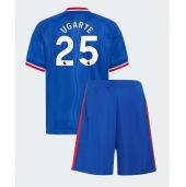 Otroški Manchester United Manuel Ugarte #25 Replika nogometni dresi kompleti Gostujoči 2026-27 Kratek Rokav (+ hlače)
