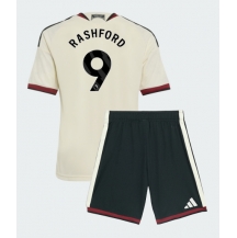Otroški Manchester United Marcus Rashford #9 Replika nogometni dresi kompleti Tretji 2026-27 Kratek Rokav (+ hlače)