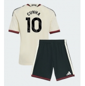 Otroški Manchester United Matheus Cunha #10 Replika nogometni dresi kompleti Tretji 2026-27 Kratek Rokav (+ hlače)