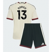 Otroški Manchester United Patrick Dorgu #13 Replika nogometni dresi kompleti Tretji 2026-27 Kratek Rokav (+ hlače)