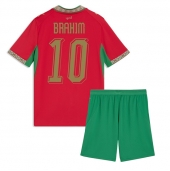 Otroški Maroko Brahim Diaz #10 Replika nogometni dresi kompleti Domači SP 2026 Kratek Rokav (+ hlače)