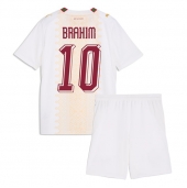 Otroški Maroko Brahim Diaz #10 Replika nogometni dresi kompleti Gostujoči SP 2026 Kratek Rokav (+ hlače)