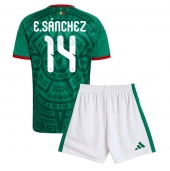 Otroški Mehika Erick Sanchez #14 Replika nogometni dresi kompleti Domači SP 2026 Kratek Rokav (+ hlače)