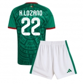 Otroški Mehika Hirving Lozano #22 Replika nogometni dresi kompleti Domači SP 2026 Kratek Rokav (+ hlače)
