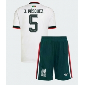 Otroški Mehika Johan Vasquez #5 Replika nogometni dresi kompleti Gostujoči SP 2026 Kratek Rokav (+ hlače)