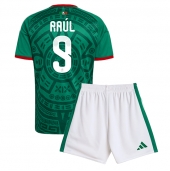 Otroški Mehika Raul Jimenez #9 Replika nogometni dresi kompleti Domači SP 2026 Kratek Rokav (+ hlače)