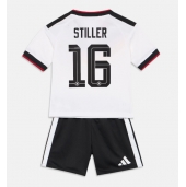 Otroški Nemčija Angelo Stiller #16 Replika nogometni dresi kompleti Domači SP 2026 Kratek Rokav (+ hlače)