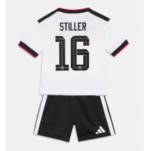 Otroški Nemčija Angelo Stiller #16 Replika nogometni dresi kompleti Domači SP 2026 Kratek Rokav (+ hlače)