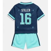 Otroški Nemčija Angelo Stiller #16 Replika nogometni dresi kompleti Gostujoči SP 2026 Kratek Rokav (+ hlače)