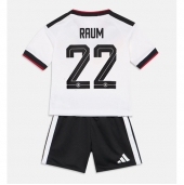 Otroški Nemčija David Raum #22 Replika nogometni dresi kompleti Domači SP 2026 Kratek Rokav (+ hlače)