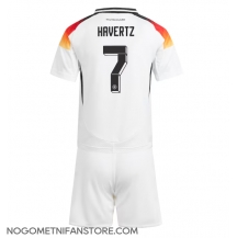 Otroški Nemčija Kai Havertz #7 Replika nogometni dresi kompleti Domači EP 2024 Kratek Rokav (+ hlače)