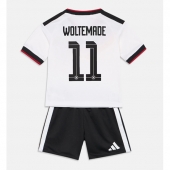 Otroški Nemčija Nick Woltemade #11 Replika nogometni dresi kompleti Domači SP 2026 Kratek Rokav (+ hlače)