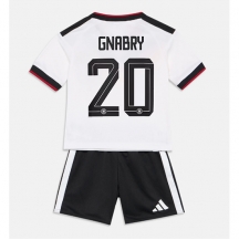 Otroški Nemčija Serge Gnabry #20 Replika nogometni dresi kompleti Domači SP 2026 Kratek Rokav (+ hlače)