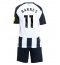 Otroški Newcastle United Harvey Barnes #11 Replika nogometni dresi kompleti Domači 2024-25 Kratek Rokav (+ hlače)