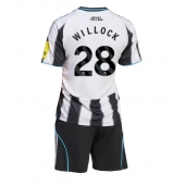 Otroški Newcastle United Joe Willock #28 Replika nogometni dresi kompleti Domači 2025-26 Kratek Rokav (+ hlače)