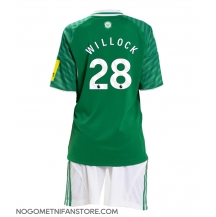 Otroški Newcastle United Joe Willock #28 Replika nogometni dresi kompleti Gostujoči 2025-26 Kratek Rokav (+ hlače)
