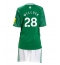 Otroški Newcastle United Joe Willock #28 Replika nogometni dresi kompleti Gostujoči 2025-26 Kratek Rokav (+ hlače)