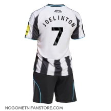 Otroški Newcastle United Joelinton #7 Replika nogometni dresi kompleti Domači 2025-26 Kratek Rokav (+ hlače)