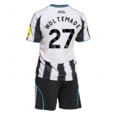 Otroški Newcastle United Nick Woltemade #27 Replika nogometni dresi kompleti Domači 2025-26 Kratek Rokav (+ hlače)