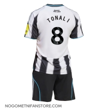 Otroški Newcastle United Sandro Tonali #8 Replika nogometni dresi kompleti Domači 2025-26 Kratek Rokav (+ hlače)