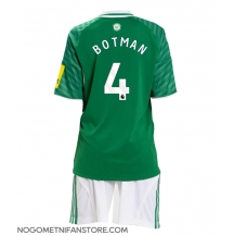 Otroški Newcastle United Sven Botman #4 Replika nogometni dresi kompleti Gostujoči 2025-26 Kratek Rokav (+ hlače)