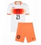 Otroški Nizozemska Frenkie de Jong #21 Replika nogometni dresi kompleti Gostujoči SP 2026 Kratek Rokav (+ hlače)