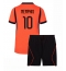 Otroški Nizozemska Memphis Depay #10 Replika nogometni dresi kompleti Domači SP 2026 Kratek Rokav (+ hlače)