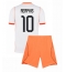 Otroški Nizozemska Memphis Depay #10 Replika nogometni dresi kompleti Gostujoči SP 2026 Kratek Rokav (+ hlače)