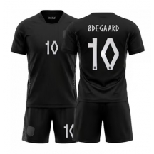 Otroški Norveška Martin Odegaard #10 Replika nogometni dresi kompleti Gostujoči SP 2026 Kratek Rokav (+ hlače)