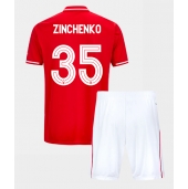 Otroški Nottingham Forest Oleksandr Zinchenko #35 Replika nogometni dresi kompleti Domači 2025-26 Kratek Rokav (+ hlače)