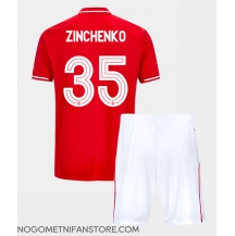 Otroški Nottingham Forest Oleksandr Zinchenko #35 Replika nogometni dresi kompleti Domači 2025-26 Kratek Rokav (+ hlače)