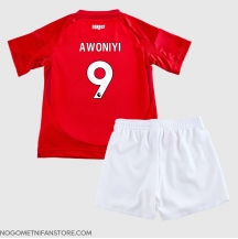 Otroški Nottingham Forest Taiwo Awoniyi #9 Replika nogometni dresi kompleti Domači 2024-25 Kratek Rokav (+ hlače)