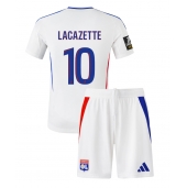 Otroški Olympique Lyonnais Alexandre Lacazette #10 Replika nogometni dresi kompleti Domači 2024-25 Kratek Rokav (+ hlače)