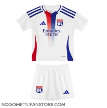 Otroški Olympique Lyonnais Replika nogometni dresi kompleti Domači 2024-25 Kratek Rokav (+ hlače)