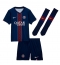 Otroški Paris Saint-Germain Desire Doue #14 Replika nogometni dresi kompleti Domači 2025-26 Kratek Rokav (+ hlače)