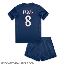 Otroški Paris Saint-Germain Fabian Ruiz #8 Replika nogometni dresi kompleti Domači 2024-25 Kratek Rokav (+ hlače)