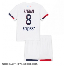 Otroški Paris Saint-Germain Fabian Ruiz #8 Replika nogometni dresi kompleti Gostujoči 2025-26 Kratek Rokav (+ hlače)