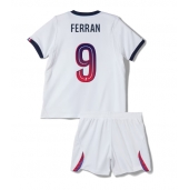 Otroški Paris Saint-Germain Ferran Torres #9 Replika nogometni dresi kompleti Gostujoči 2026-27 Kratek Rokav (+ hlače)