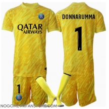 Otroški Paris Saint-Germain Gianluigi Donnarumma #1 Vratar Replika nogometni dresi kompleti Tretji 2024-25 Kratek Rokav (+ hlače)