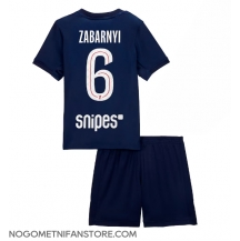 Otroški Paris Saint-Germain Illia Zabarnyi #6 Replika nogometni dresi kompleti Domači 2025-26 Kratek Rokav (+ hlače)