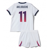 Otroški Paris Saint-Germain Maghnes Akliouche #11 Replika nogometni dresi kompleti Gostujoči 2026-27 Kratek Rokav (+ hlače)