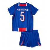 Otroški Paris Saint-Germain Marquinhos #5 Replika nogometni dresi kompleti Domači 2026-27 Kratek Rokav (+ hlače)