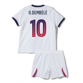 Otroški Paris Saint-Germain Ousmane Dembele #10 Replika nogometni dresi kompleti Gostujoči 2026-27 Kratek Rokav (+ hlače)
