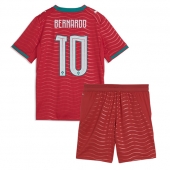Otroški Portugalska Bernardo Silva #10 Replika nogometni dresi kompleti Domači SP 2026 Kratek Rokav (+ hlače)