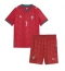 Otroški Portugalska Cristiano Ronaldo #7 Replika nogometni dresi kompleti Domači SP 2026 Kratek Rokav (+ hlače)
