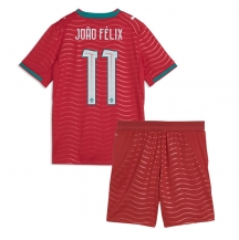 Otroški Portugalska Joao Felix #11 Replika nogometni dresi kompleti Domači SP 2026 Kratek Rokav (+ hlače)