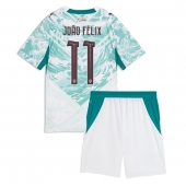 Otroški Portugalska Joao Felix #11 Replika nogometni dresi kompleti Gostujoči SP 2026 Kratek Rokav (+ hlače)