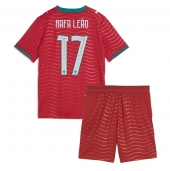 Otroški Portugalska Rafael Leao #17 Replika nogometni dresi kompleti Domači SP 2026 Kratek Rokav (+ hlače)
