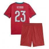Otroški Portugalska Vitinha #23 Replika nogometni dresi kompleti Domači SP 2026 Kratek Rokav (+ hlače)