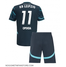 Otroški RB Leipzig Lois Openda #11 Replika nogometni dresi kompleti Tretji 2024-25 Kratek Rokav (+ hlače)
